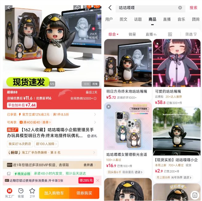 AI二创萌系IP“咕咕嘎嘎”:从流量爆款到实物变现的全流程路径-DeepHubX