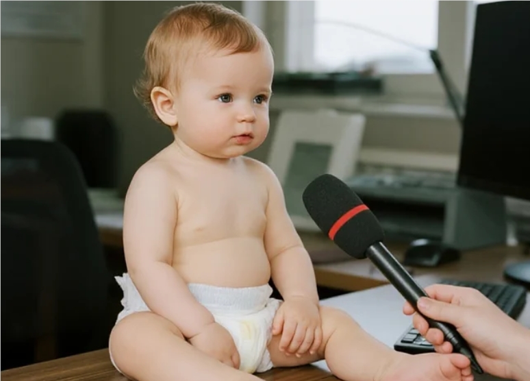 AI生成“AI孙子职场语录”短视频账号：婴儿脸说大人话狂吸粉-DeepHubX