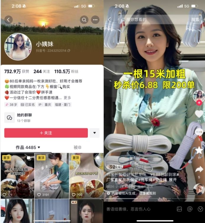 AI美女带货，月入7万+，数字人主播赚钱案例解析-DeepHubX